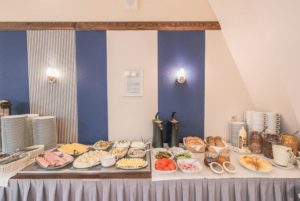 Frühstück im Piast Hotel Breslau