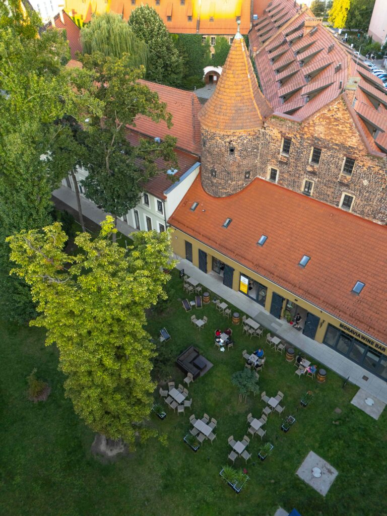 Breslau Altstadtboulevard Luftaufnahme